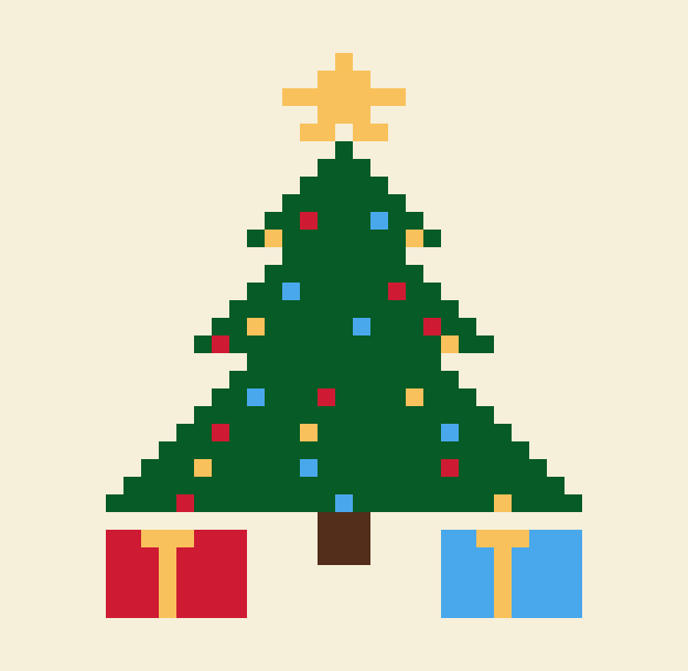 Christmas Tree cross stitch chart